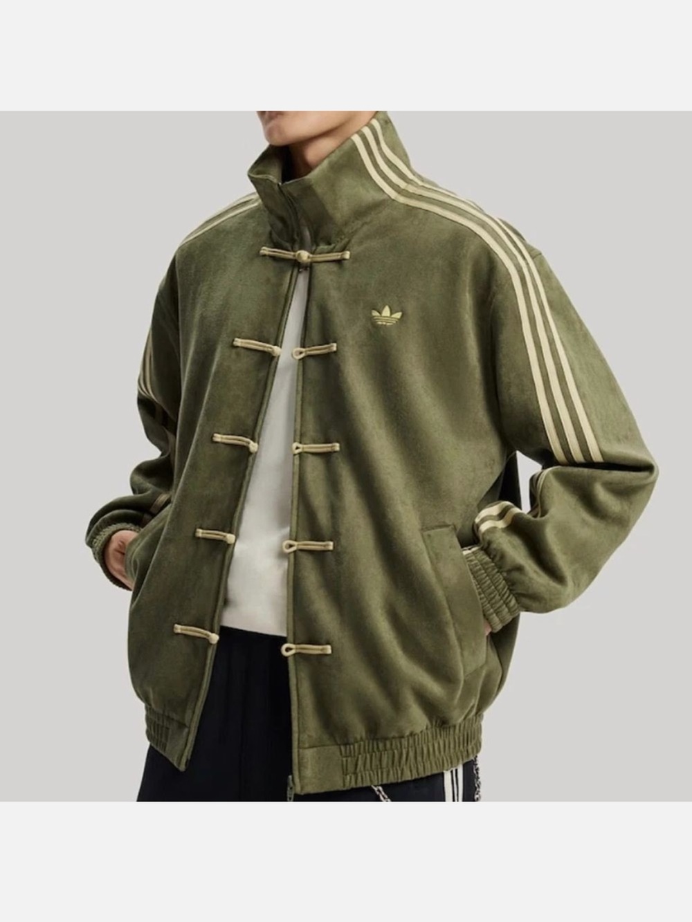 Adidas Chinese new year jacket green and yellow size M